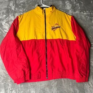 Vintage Jose Cuervo Games of Winter Windbreaker Jacket Yellow Red Logo Size XL